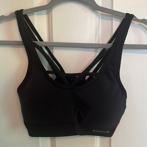 strappy sports bra
